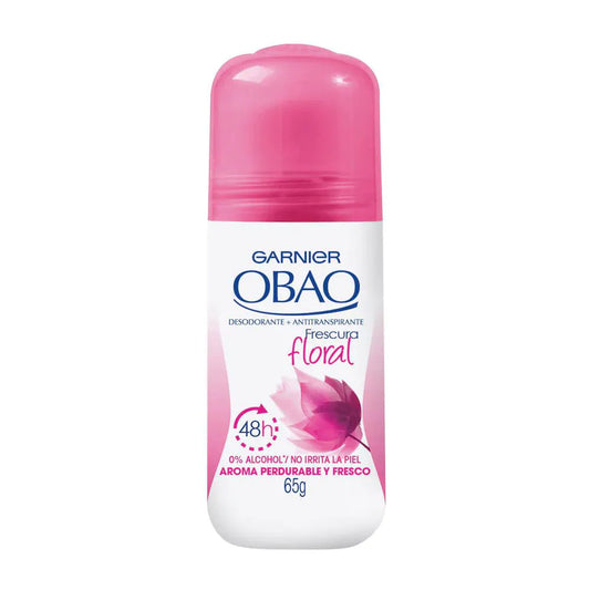 Obao Desodorante Roll Frescura Floral Mujer De 65 Gr