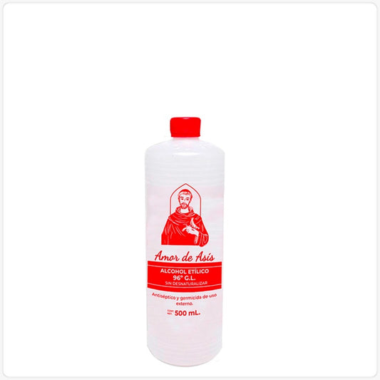 Alcohol Amor De Asis  96 De 500 Ml