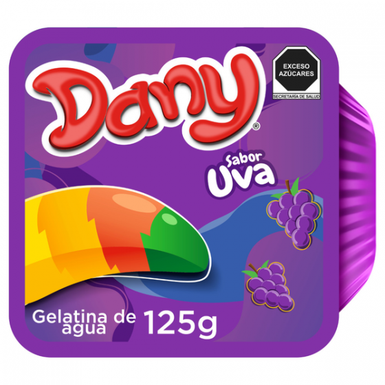 Gelatina Dany Postre Uva   125 Gramos