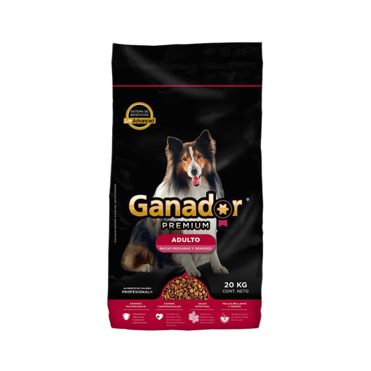 Ganador Premium Alim Perro Adulto 20 Kg