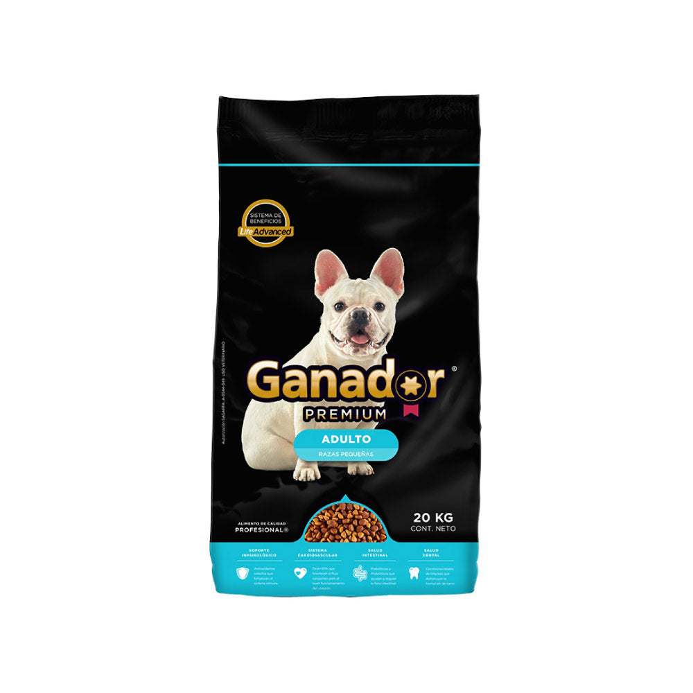 Ganador Premium Alim Perro Razas Pequeñas 20 Kg