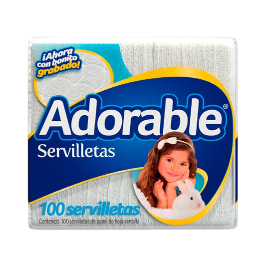 Servilleta Adorable 100 Pz