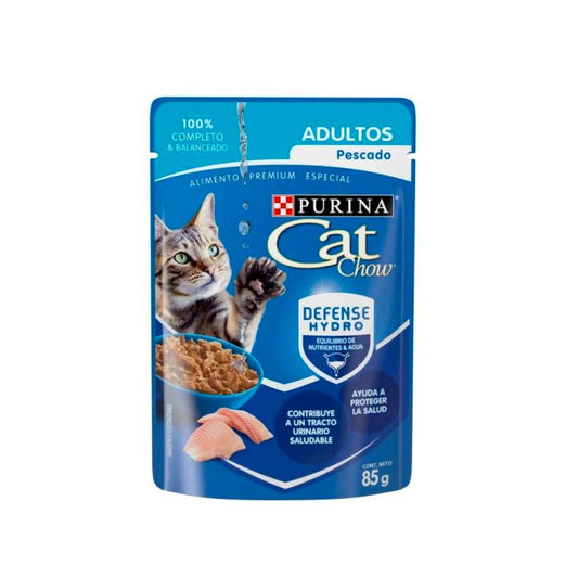 Purina Cat Chow Pouch Adultos Pescado 85 Gr