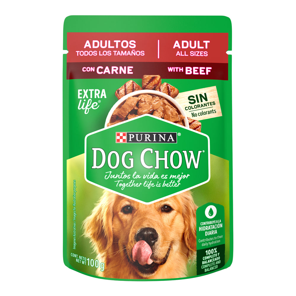 Purina Dog Chow Sabrosobres Adultos Carne 100 Gr