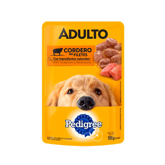 Pedigree Panc Pouch Cordero 100 Gr