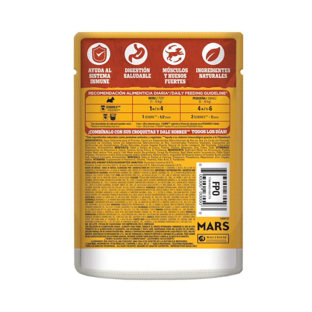 Pedigree Rp Pouch Pollo 100 Gr