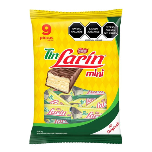 Tin Larin Mini Chocolate Con 9 Pz De 12 Gr