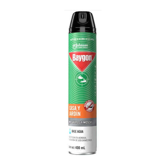 Baygon Casa Y Jardin Insecticida De 400 Ml