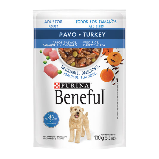 Beneful Adulto Pavo Y Arroz Salvaje 100 gr