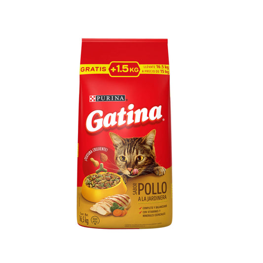 Gatina Pollo 15 Kg + 1.5 Kg