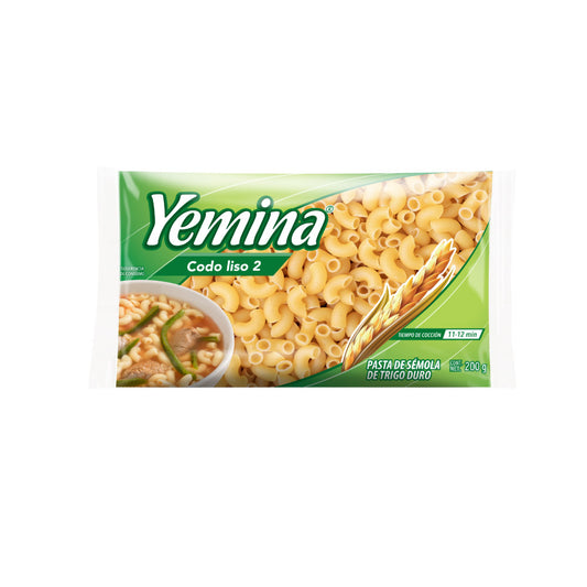 Pasta Yemina Codo Liso 2 200 Gr