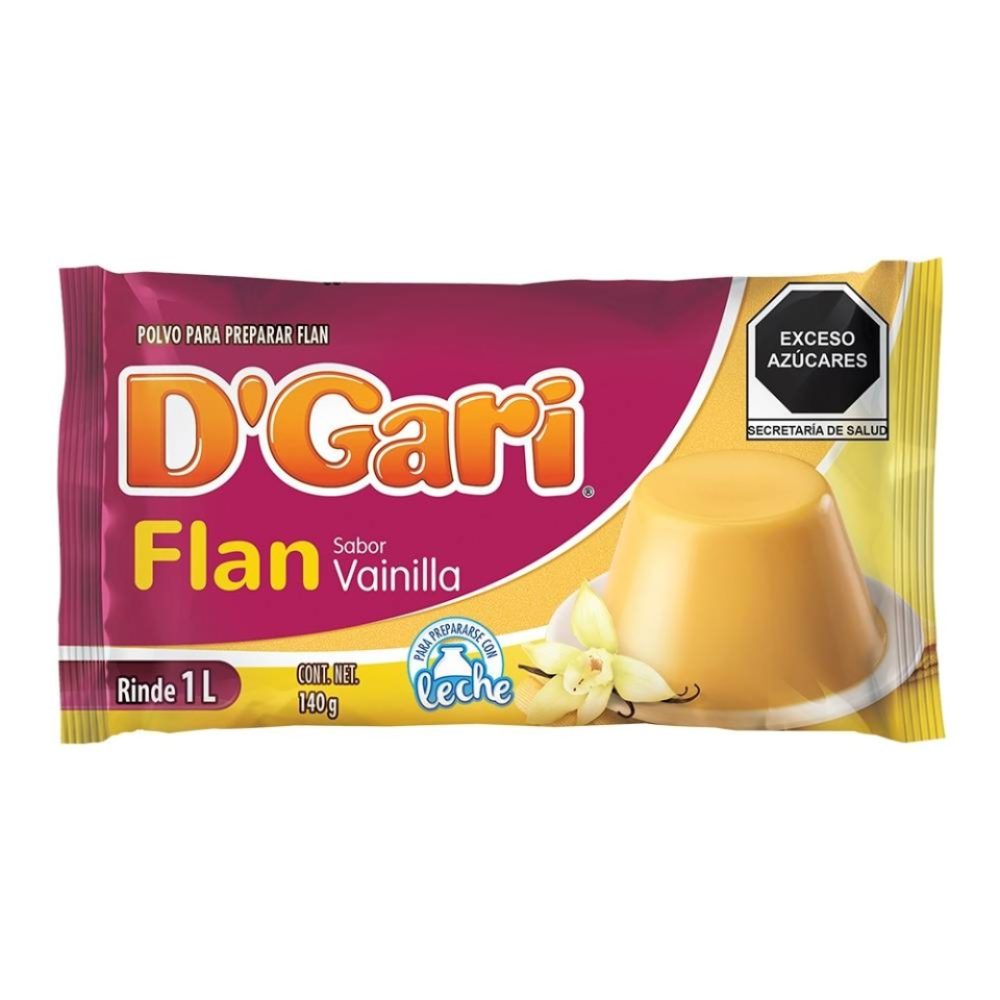 Flan D'Gari Vainilla 140 Gramos
