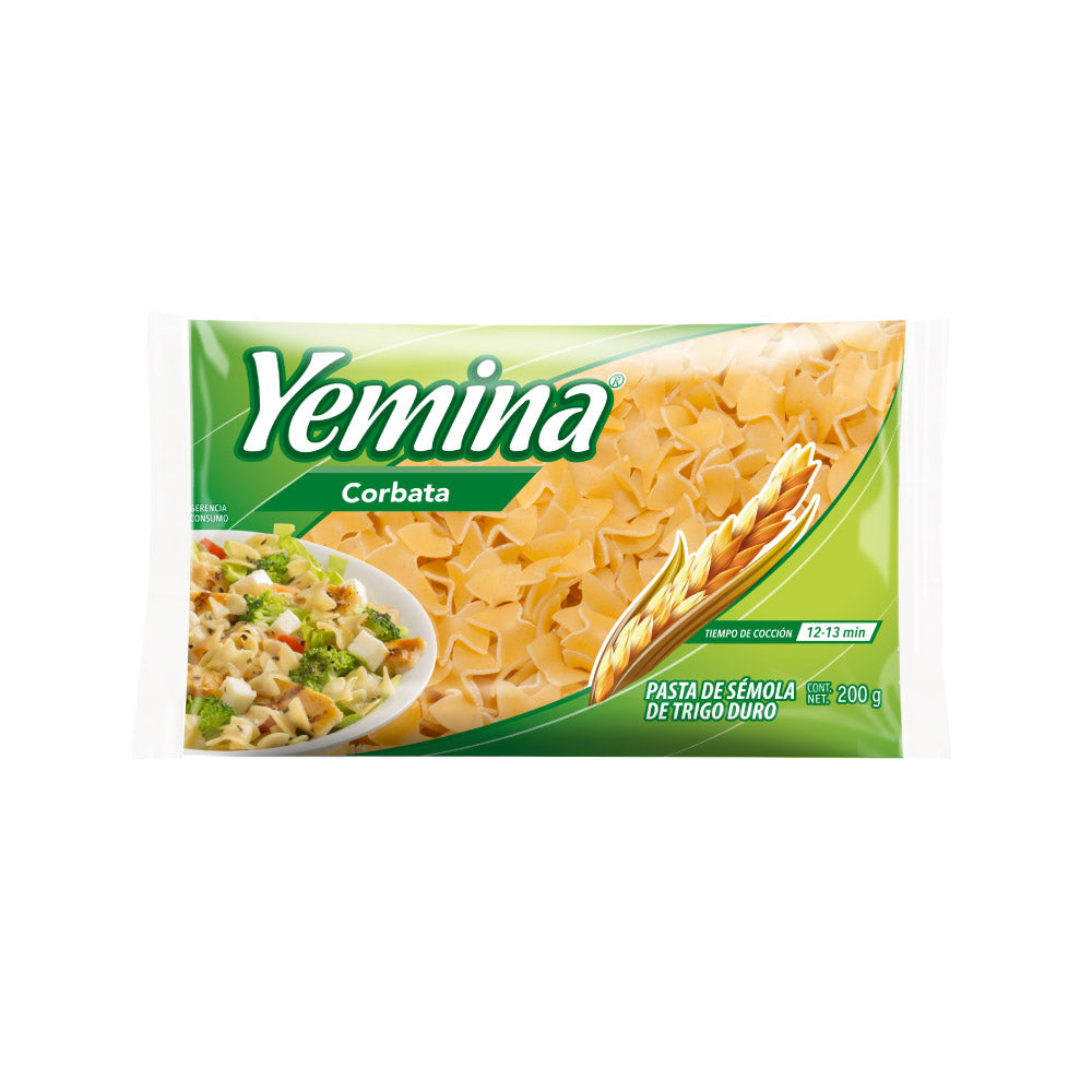 Pasta Yemina Corbata 200 Gr