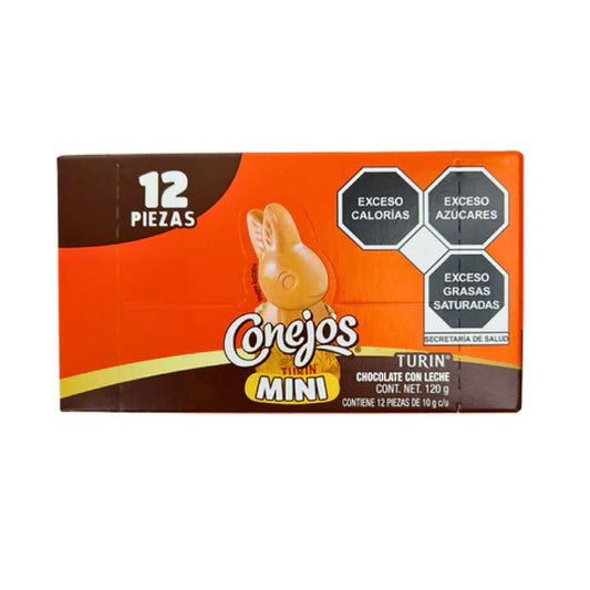 Turin Conejos Mini 12pz de 10 gr