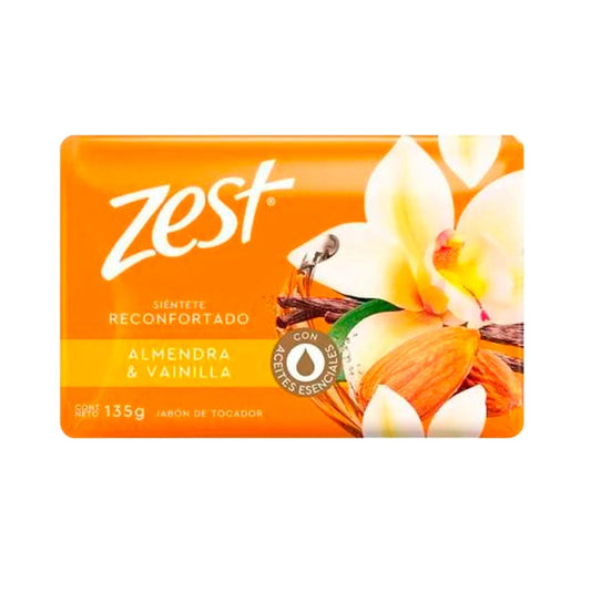 Zest Jabon Almendra y Vainilla 135gr