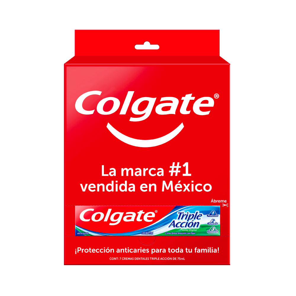 Tp Colgate Tracc Paq 7 De 75 Ml