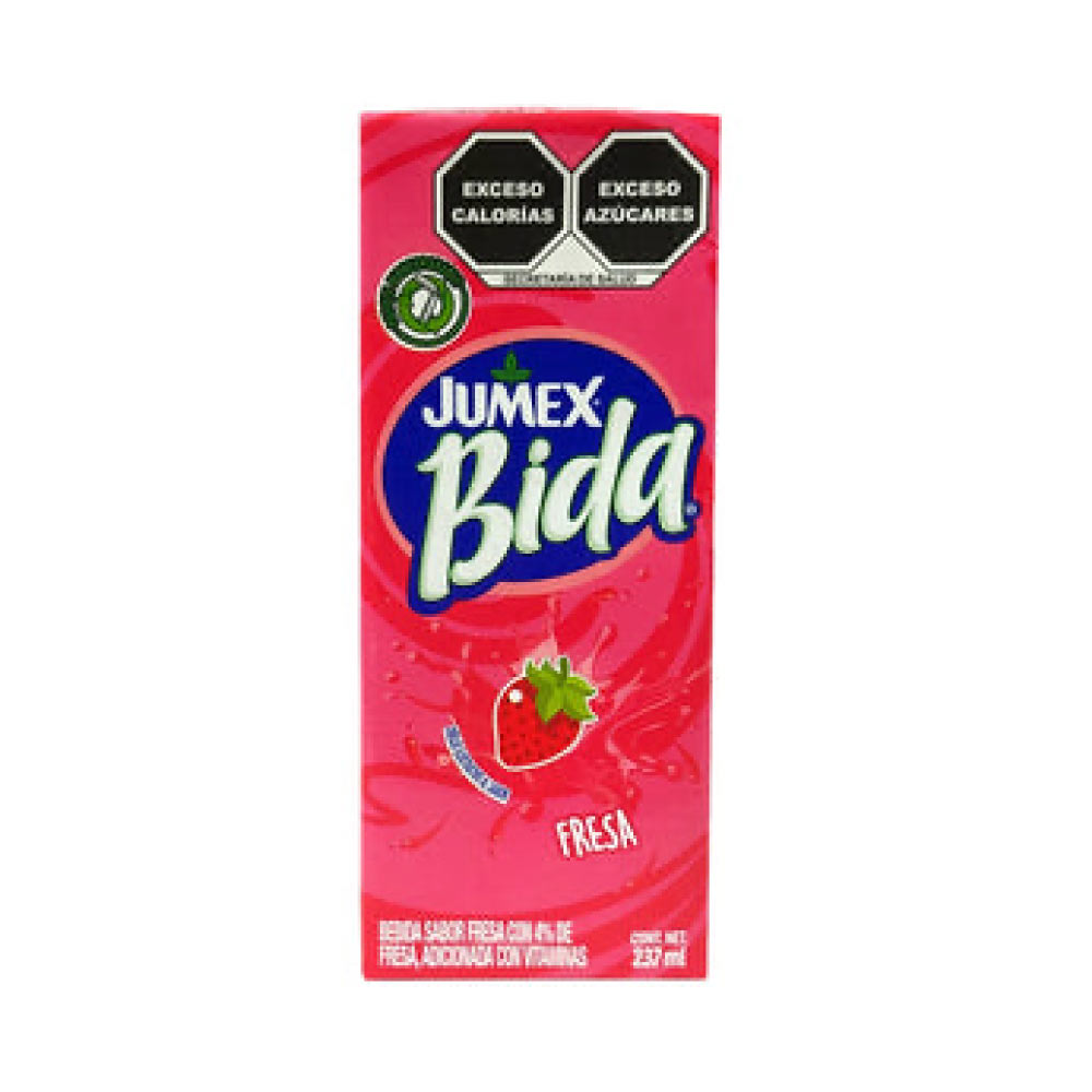 Bida Jugo De Fresa 237 ml
