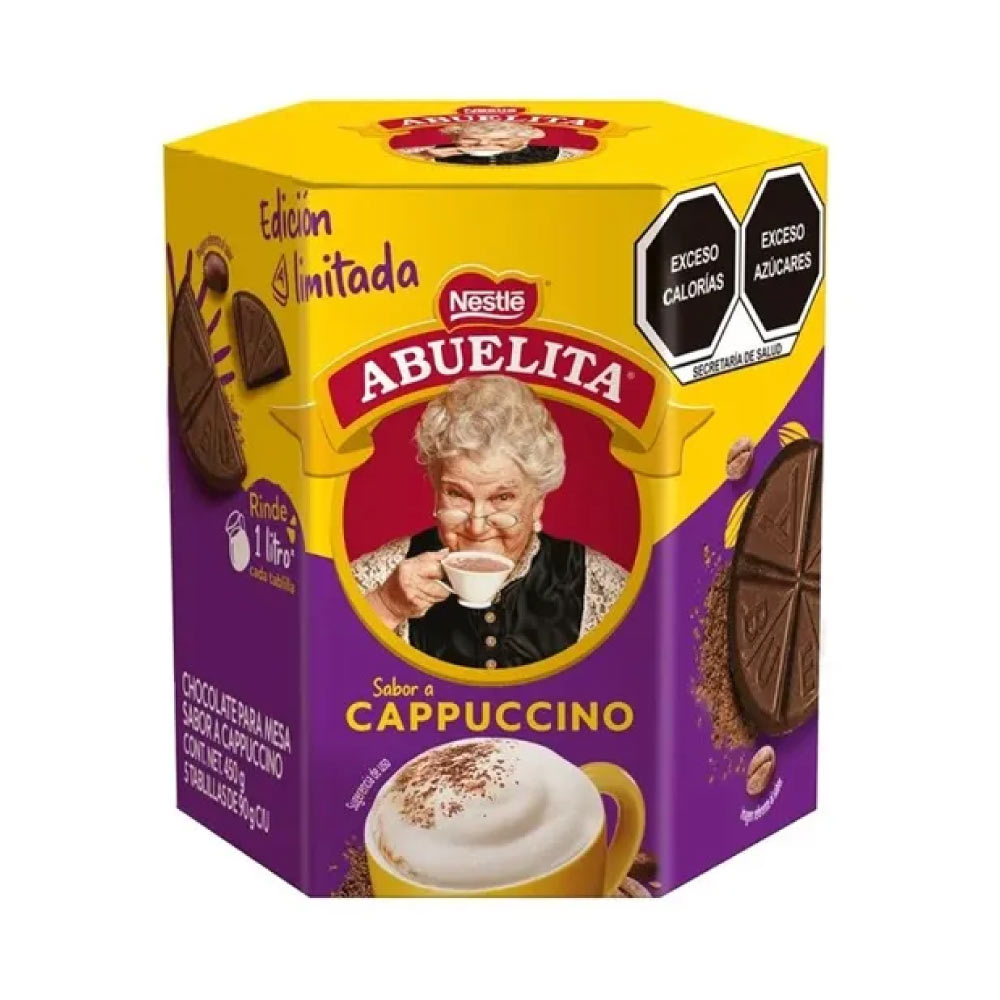 Chocolate Abuelita Capuccino Con 5 Pz De 90 G