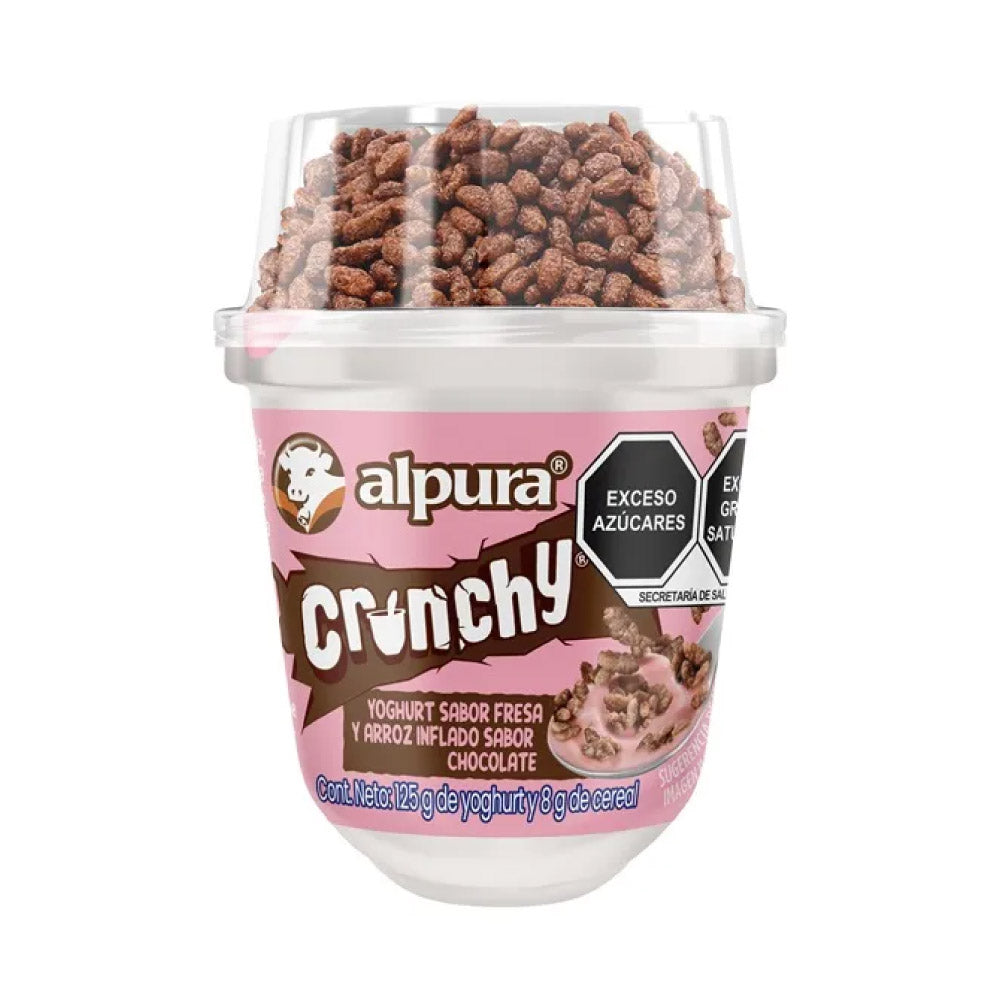 Alpura Yoghurt Fresa Arroz Inflado 125 G