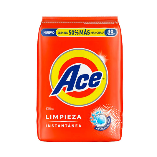 Ace Detergente Ropa 40 Cargas 4.320 kg