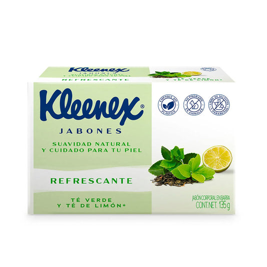 Kleenex Jab Tocador Te Verde Y Te Limon 135 Gr