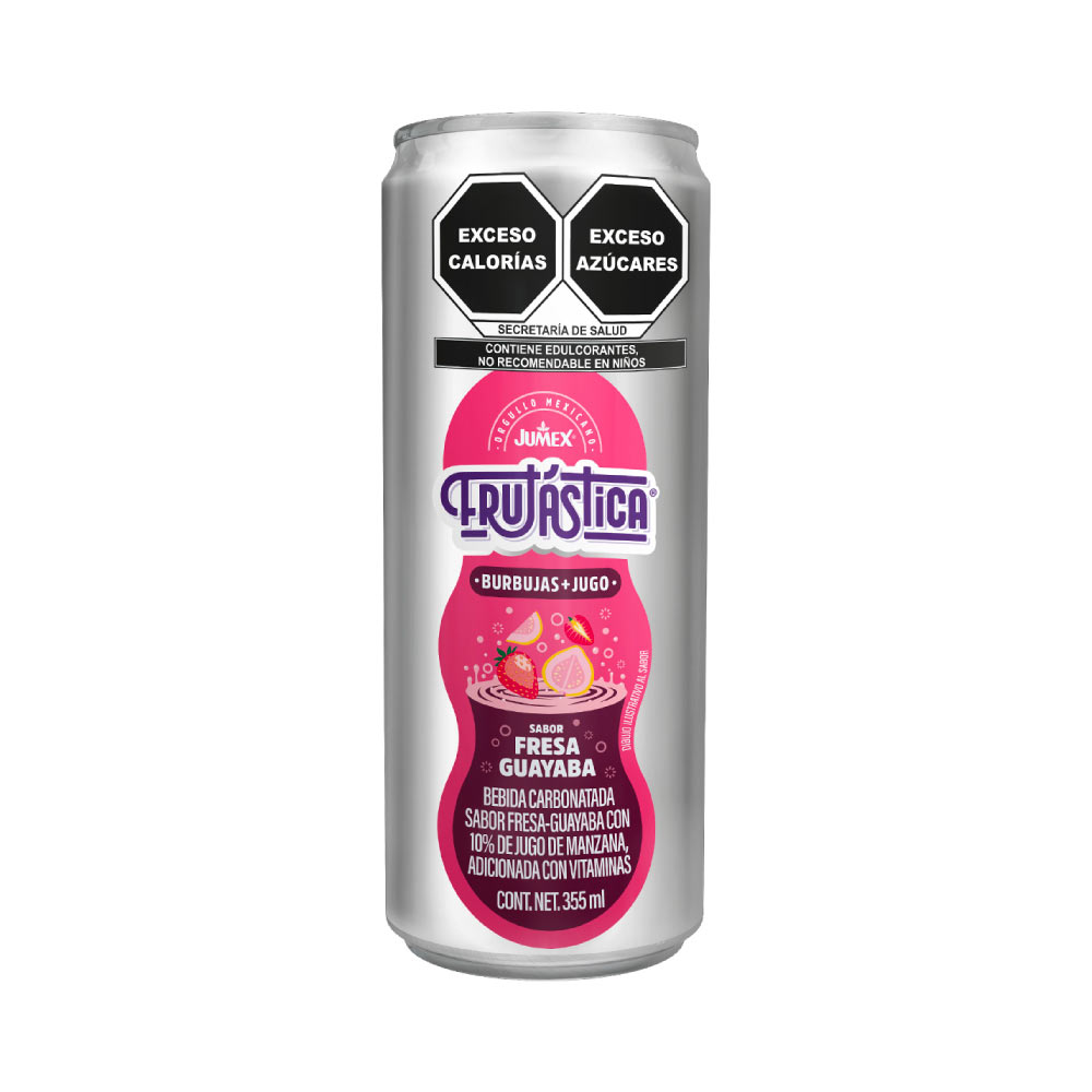 Frutastica  Lata Fresa Guayaba 355 Ml