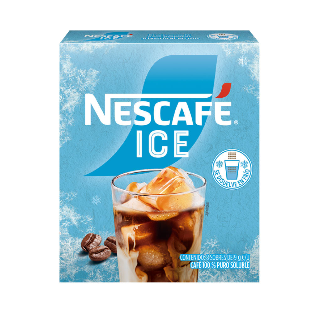 Nescafe Ice Con 8 Pz De 9 Gr