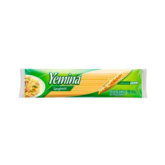 Pasta Yemina Spaghetti Precio Especial 220 Gr