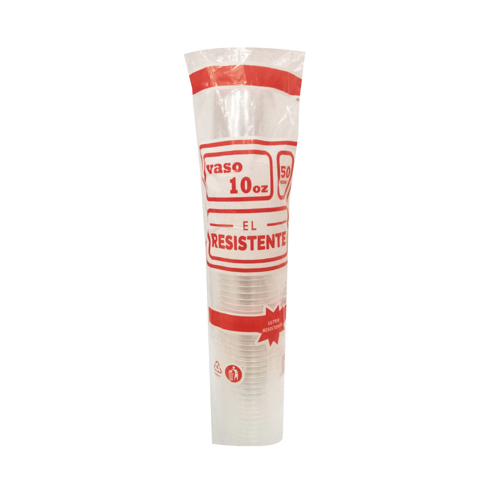 La Resistente Vaso No 10  50 Pz