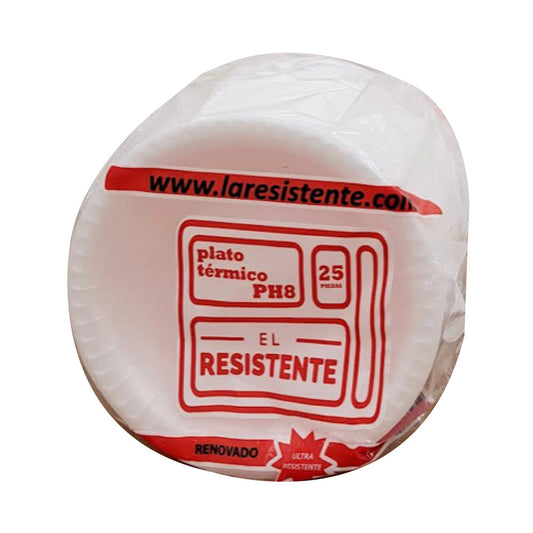 La Resistente Plato Termico Pozolero Ph8  25 Pz