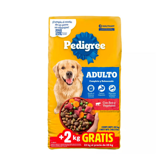 Pedigree Croquetas para Adulto Bulto 22kg