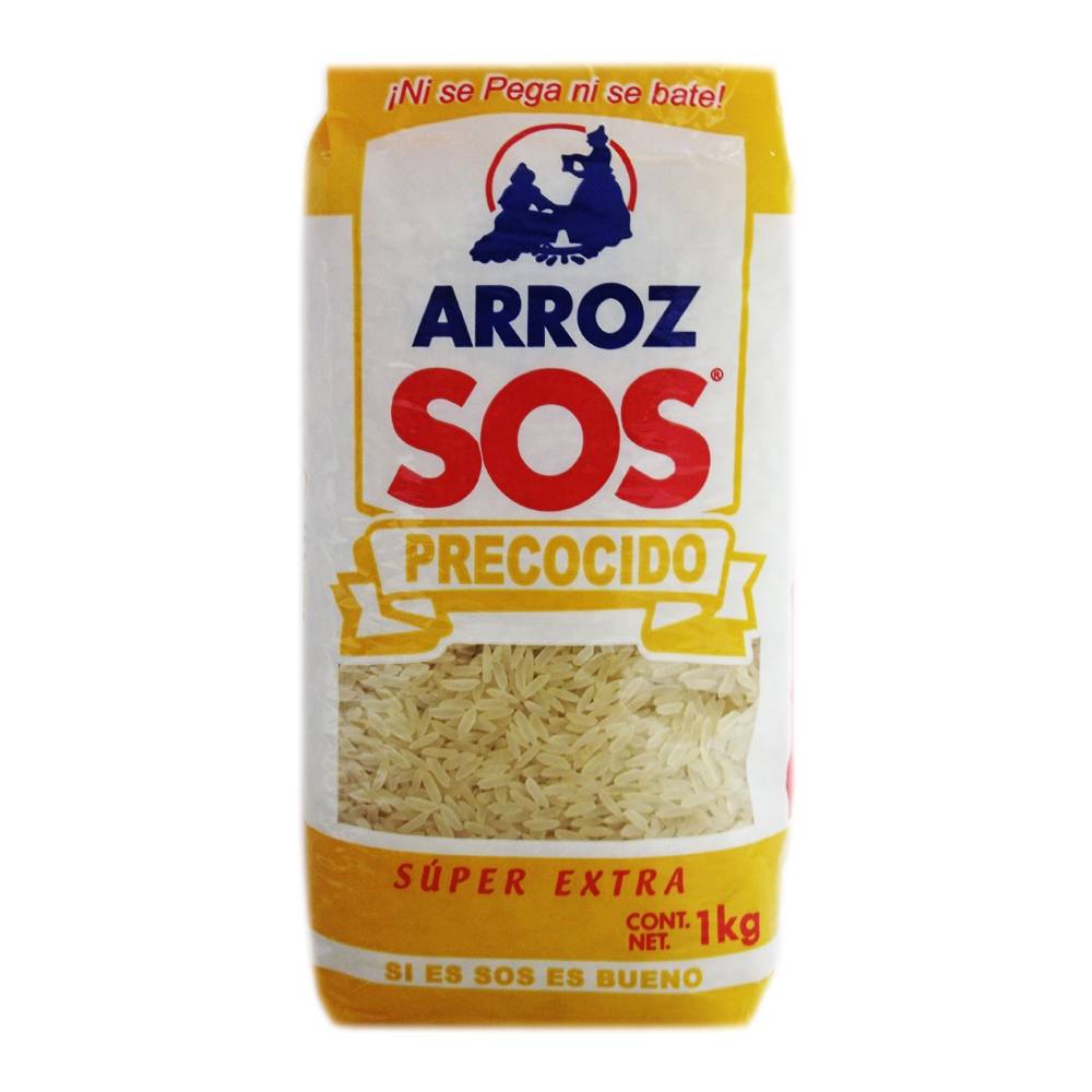 Arroz SOS Precocido Bolsa 1 Kilogramo