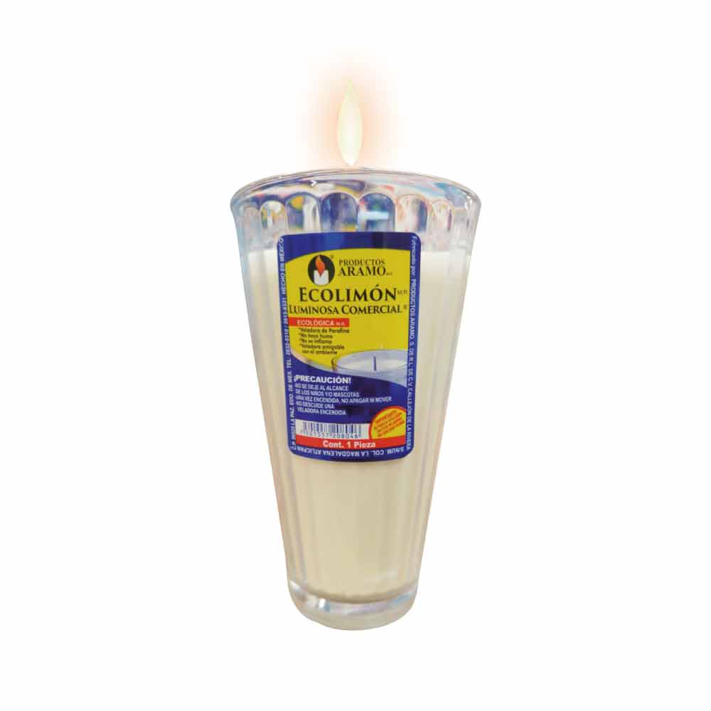 Veladora Aramo Limonero Luminosa Comercial