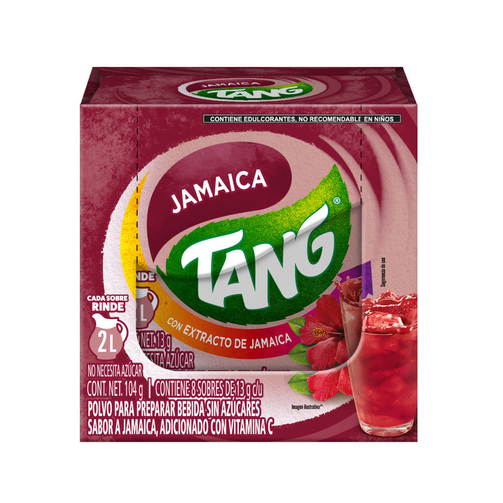 Tang Sabor Jamaica Paquete con 8 sobres de 13 gr