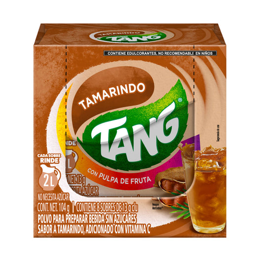 Polvo para preparar bebida Tang Sabor Tamarindo Reducido Azucar 8 sobres