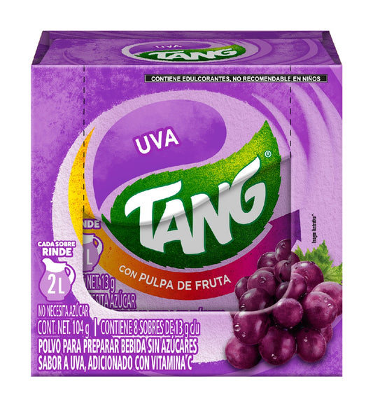 Tang sabor Uva con 8 sobres de 13 gr