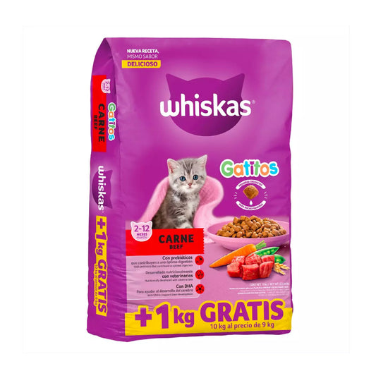 Whiskas Alimento Gatitos 9 + 1kg