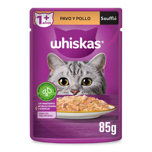 Whiskas Jelly Pouch Pollo Y Pavo sobre de 85 gr