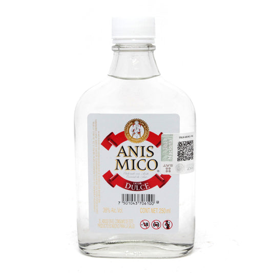 Bebida Alcoholica Mico Anis Dulce 250 Mililitros