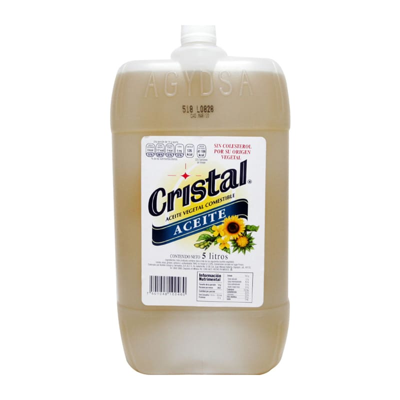 Aceite Vegetal Cristal  5 lt.