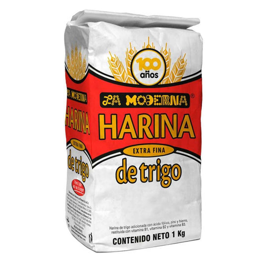 Harina de Trigo La Moderna Bolsa 1 Kilogramo