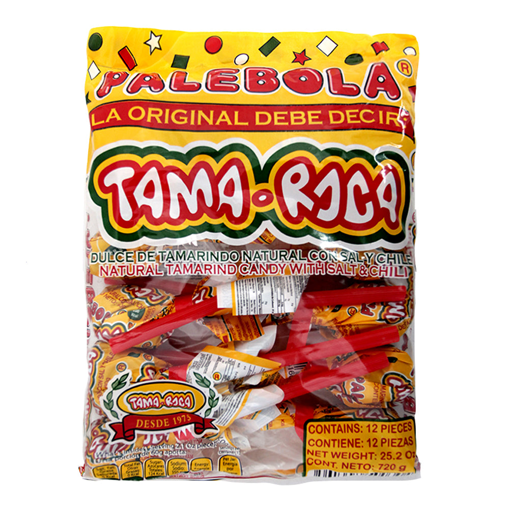 Paleta Enchilada Tama Roca Bolsa Con 12 Piezas De 720 Gramos