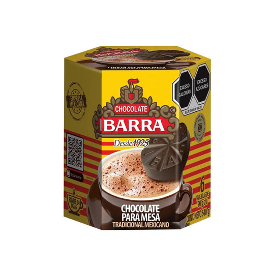 Chocolate De Mesa Ibarra con 6 Tablillas De 90 Gramos