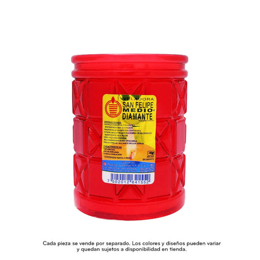 Veladora Ecologica Surtida San Felipe 1/2 Diamante