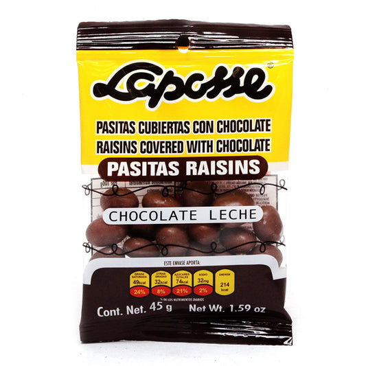 Pasita Con Chocolate Laposse 45 Gramos