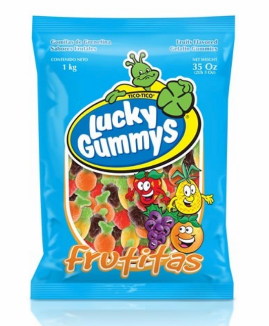 Gomitas Lucky Gummy De Frutitas Bolsa 1 Kilo