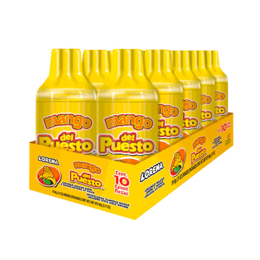 Paleta Del Puesto Lorena Mango 10 piezas 9 Gramos