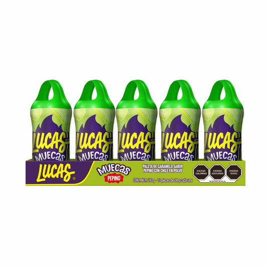Dulce Lucas Muecas Pepino 10 Unidades