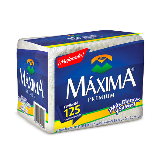 Maxima Premium Serv Cuadrada 125 pz