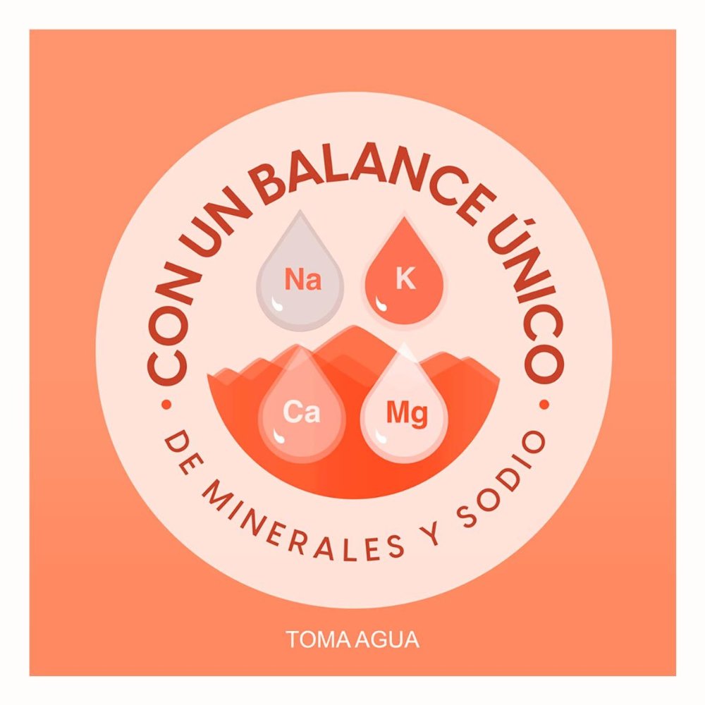 Agua Natural Bonafont Botella 1 Litro